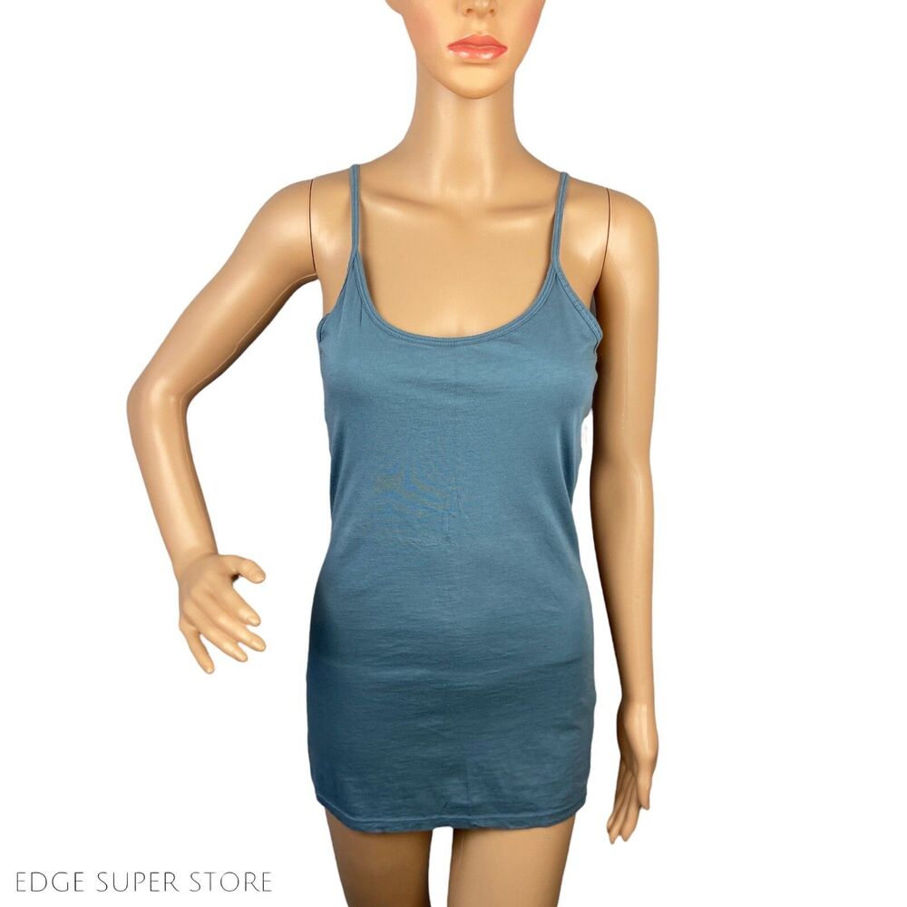 Velvet Gray Stretch Sleeveless Scoop Neck Casual Tank Dress Size Petite Small
